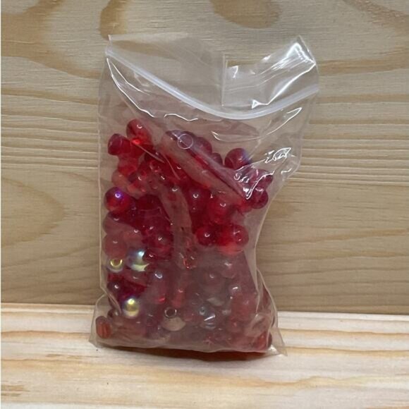 Assorted Red Beads Collection For Jewelry Making & Crafting - Picture 4 of 9